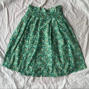 Floral midi skirt